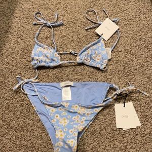 Daisy print Onia bikini